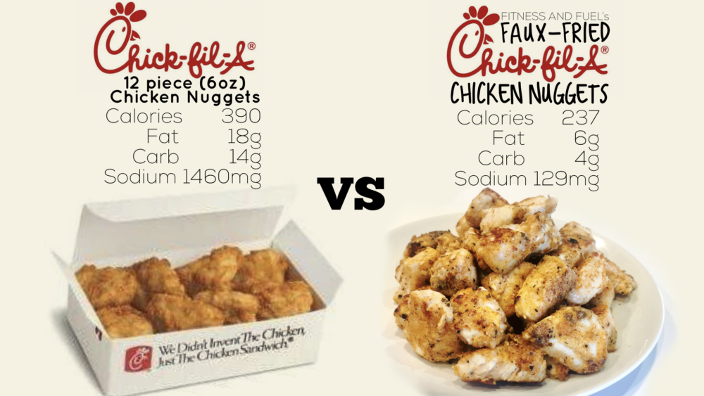 calories in chick fil a 8 count nuggets