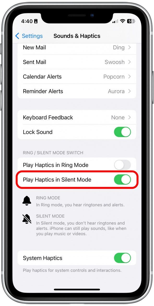 how to turn off vibrate on silent iphone