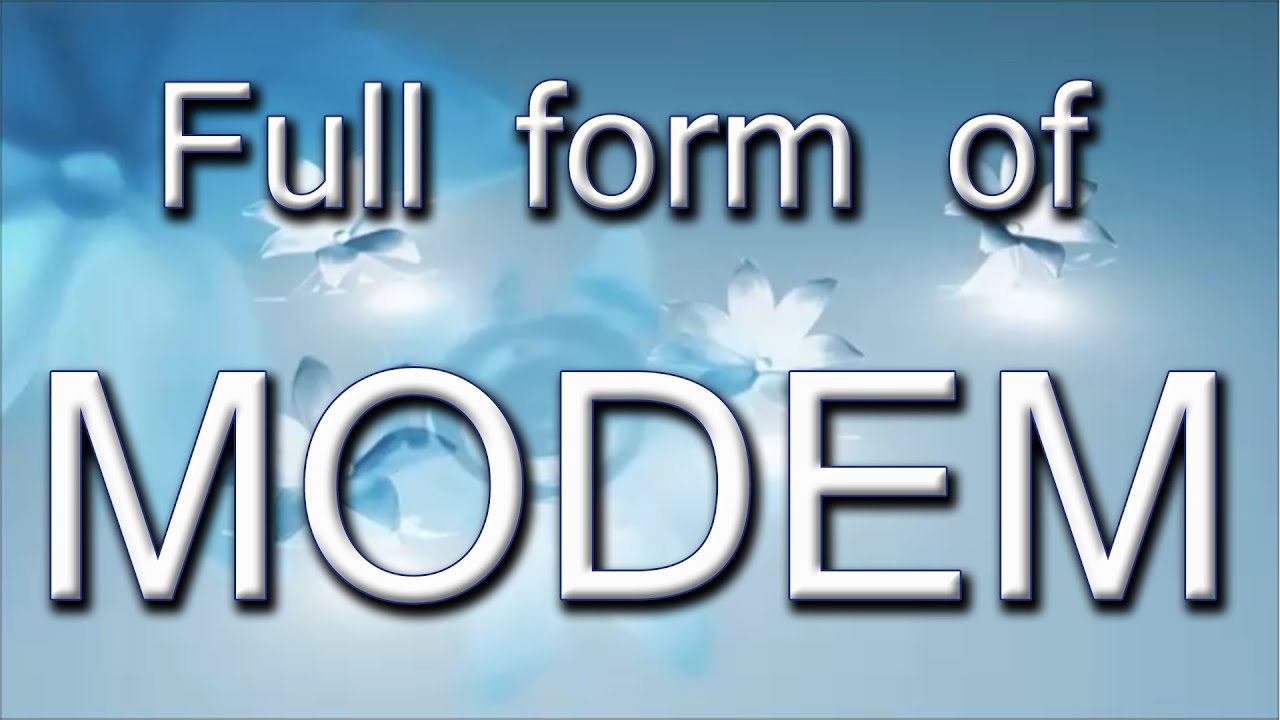 modem full form