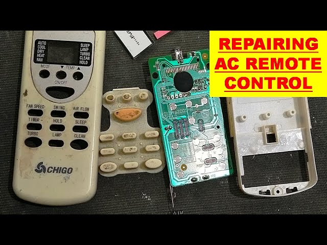 how to repair ac remote
