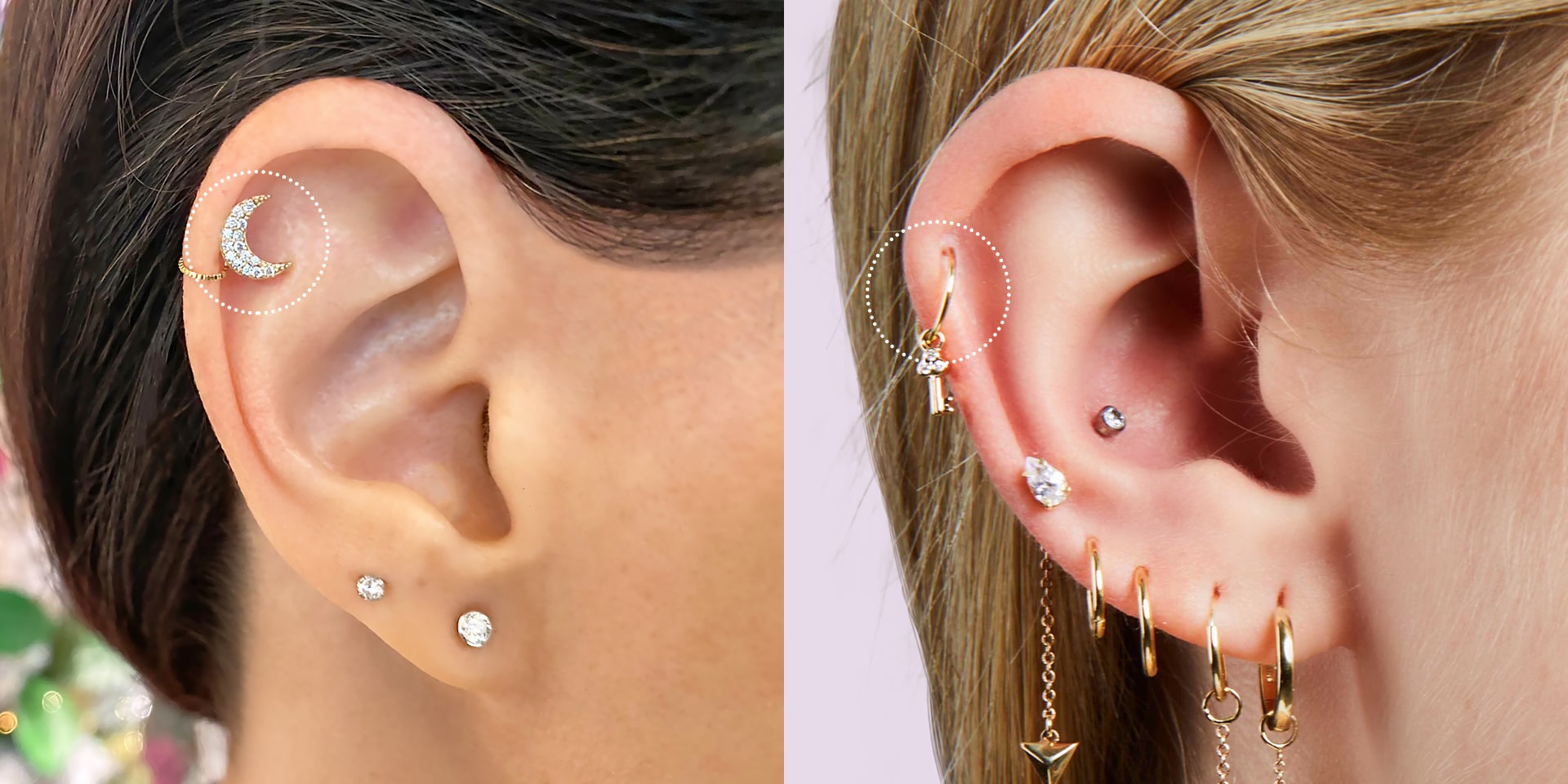 double piercing and cartilage