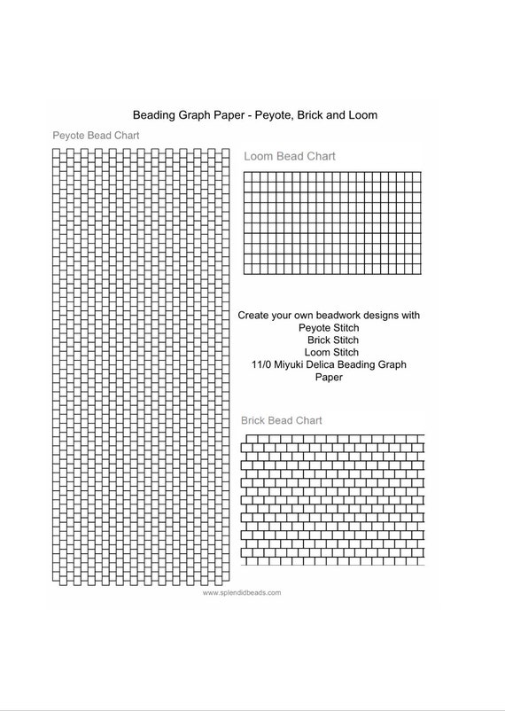 brick stitch graph paper