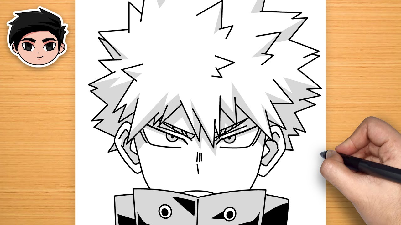 bakugou katsuki para dibujar