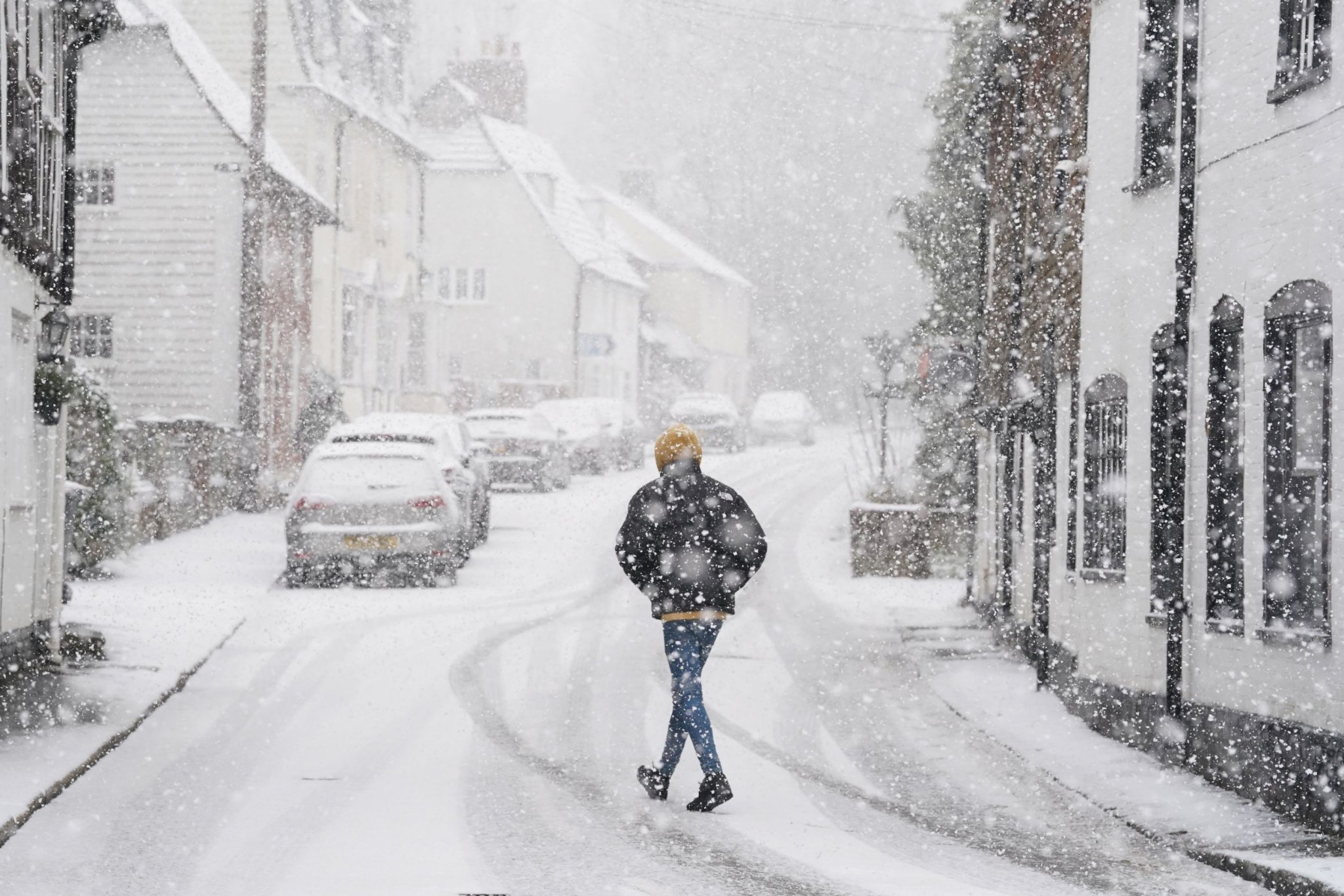 snowy weather warnings issued as temperatures plunge across the uk.