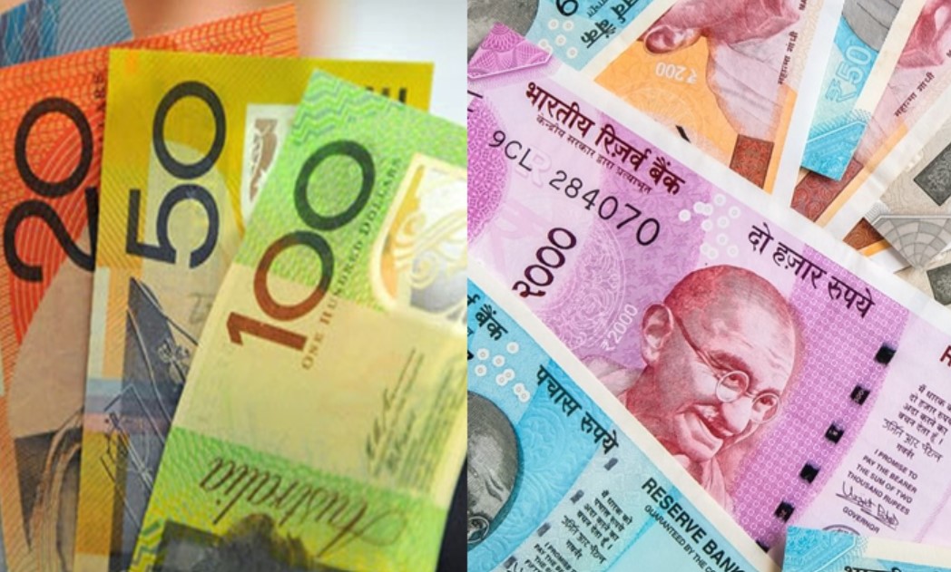 australian dollar to indian rupee today