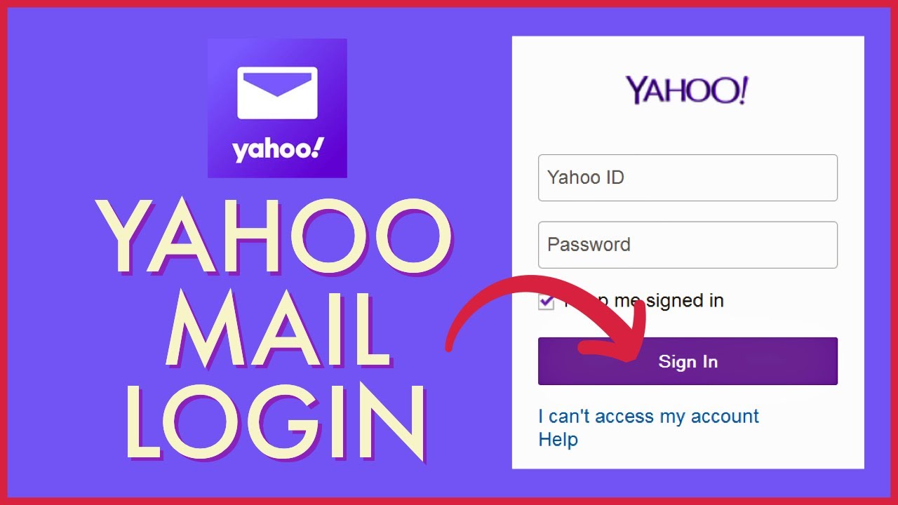 log in to yahoo mail