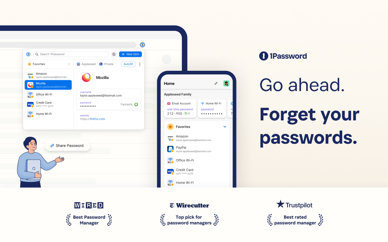 1password firefox extension