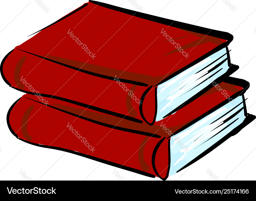 2 books clipart