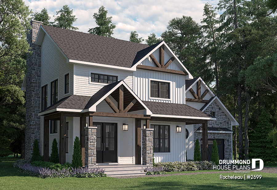 2 story house plans with 4 bedrooms
