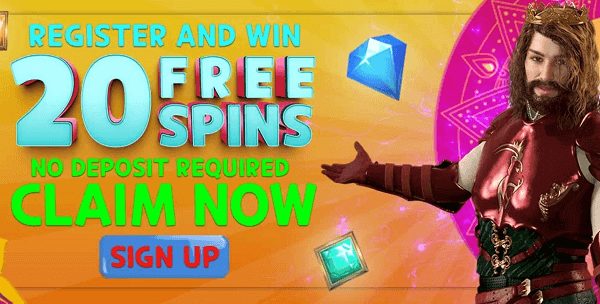 20 free spins on registration no deposit uk
