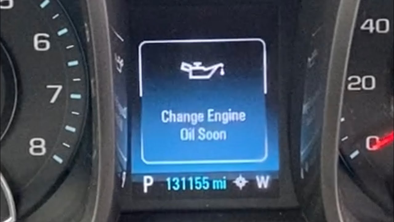 2013 chevy malibu oil reset