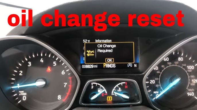 2014 ford escape oil reset