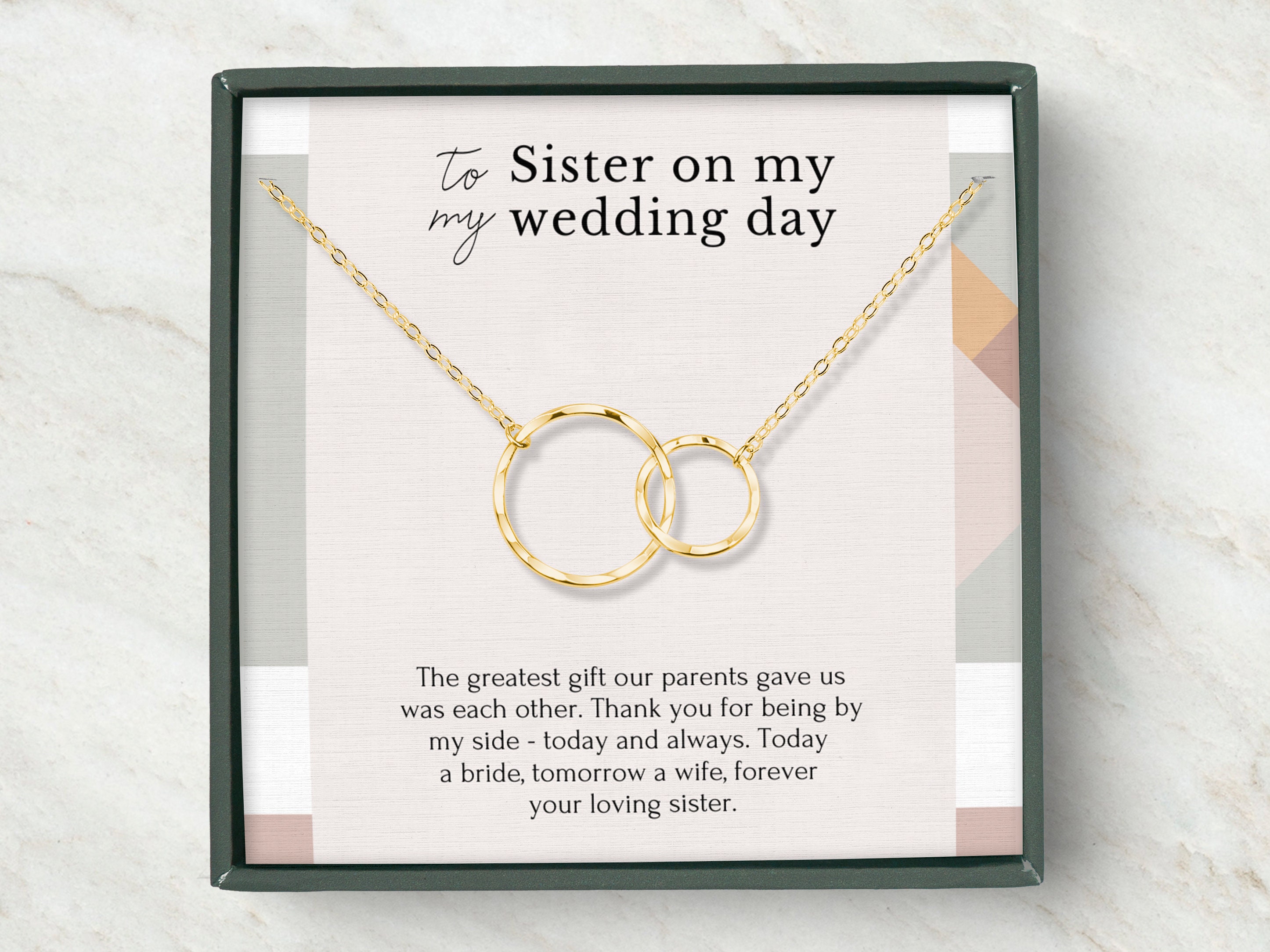 wedding gift for sister from sister