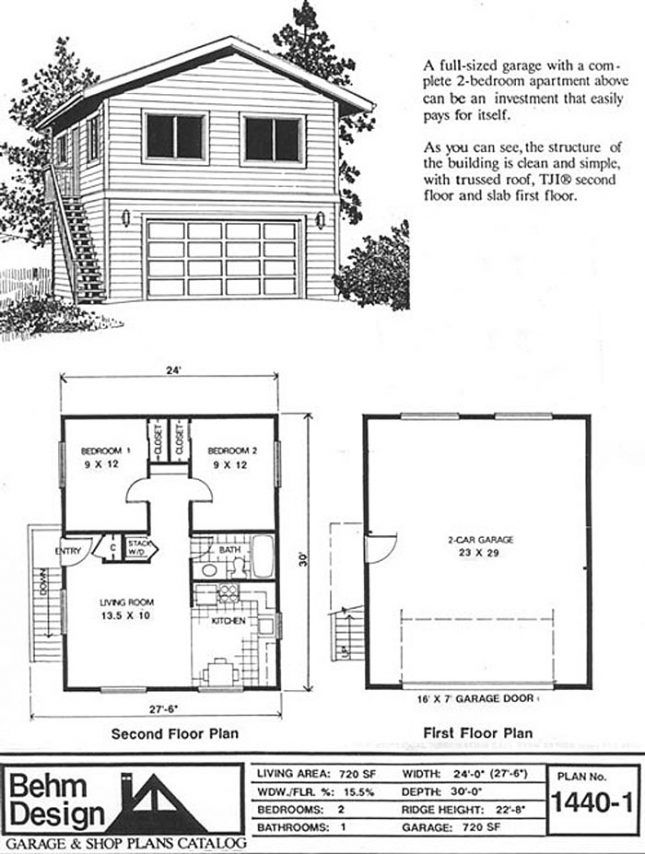 garage apt house plans