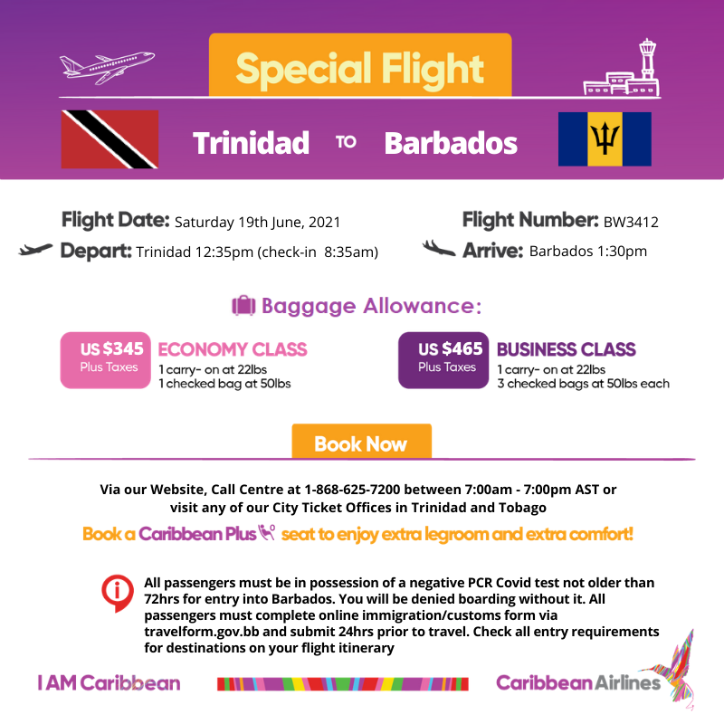 tickets to barbados