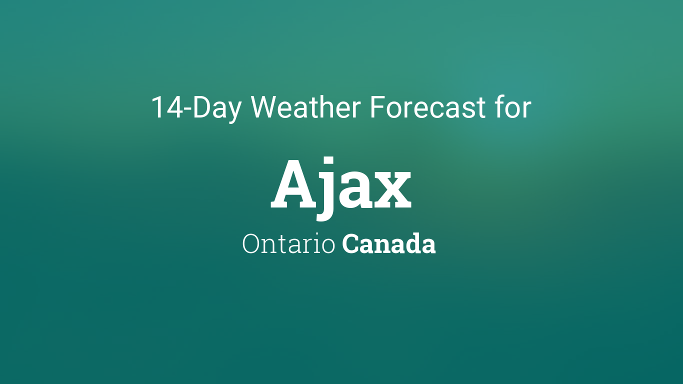 weather ajax ontario