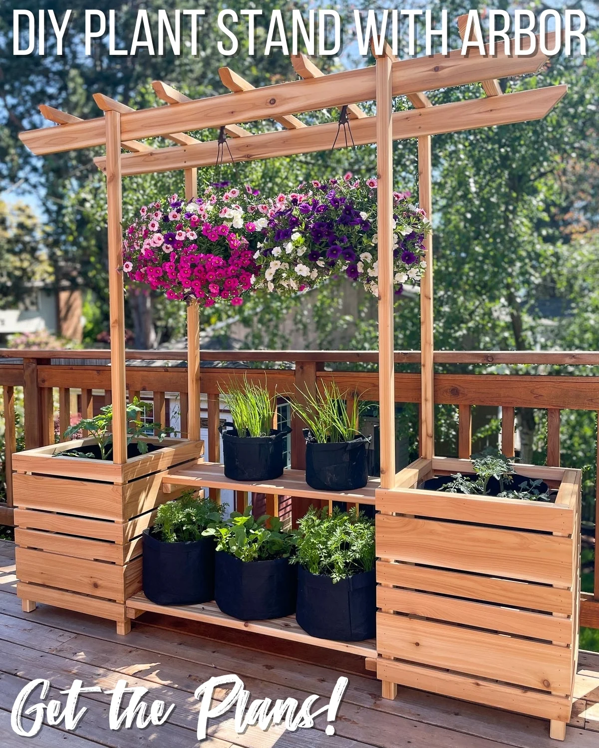 planter with stand outdoor