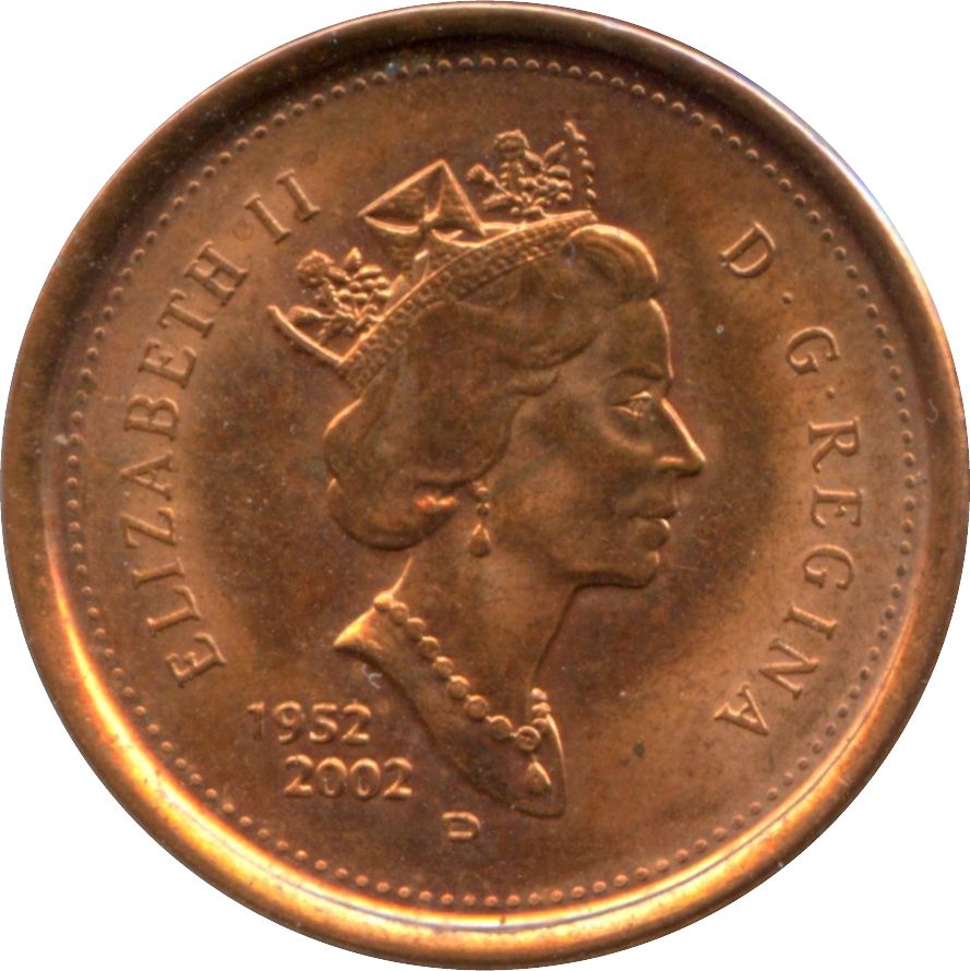 1952 1 cent canada