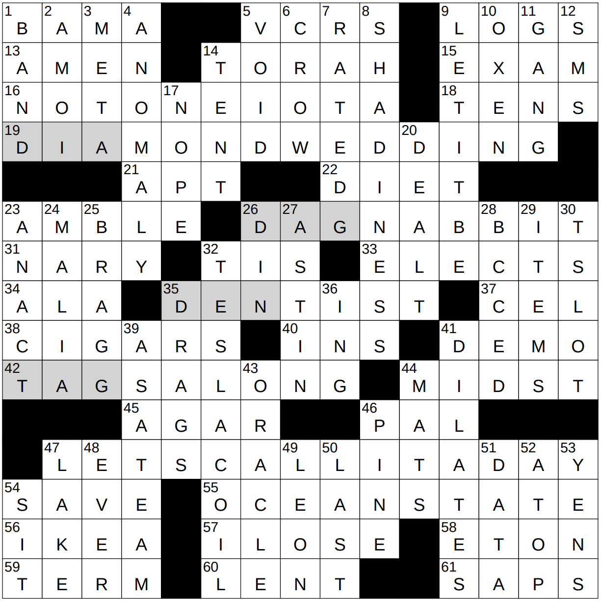 saunter crossword clue