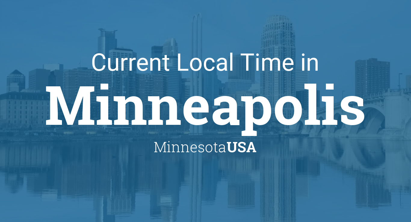 time now in mn