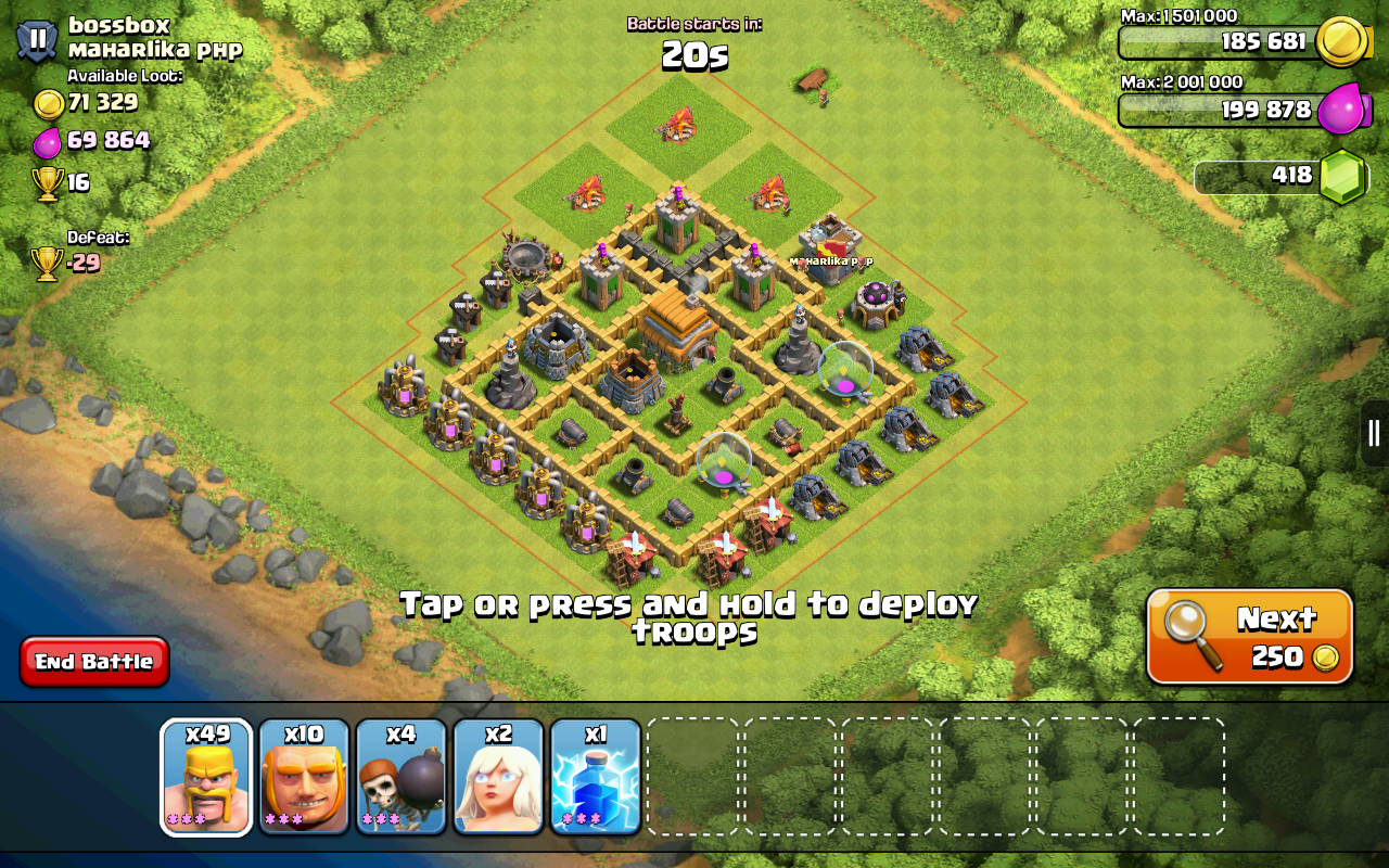 clash of clans base layouts