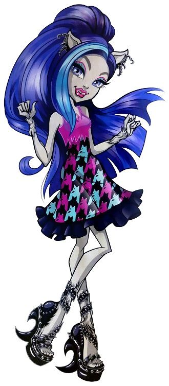 blue monster high characters