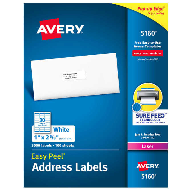 avery label