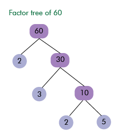 what is the prime factorization of 60