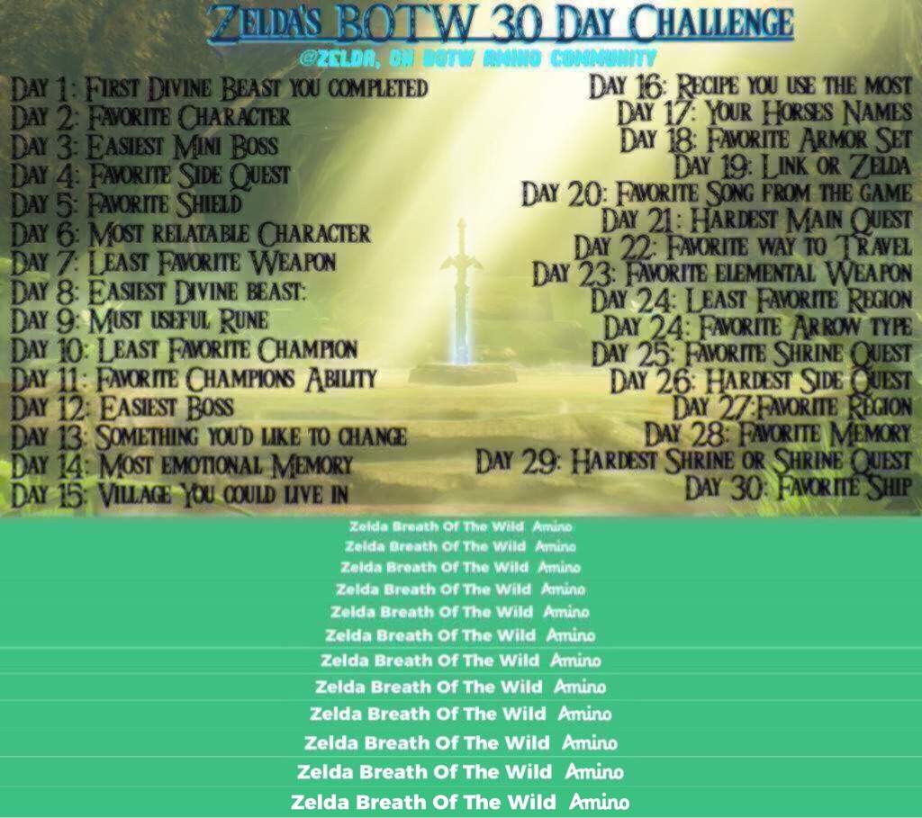 botw challenges