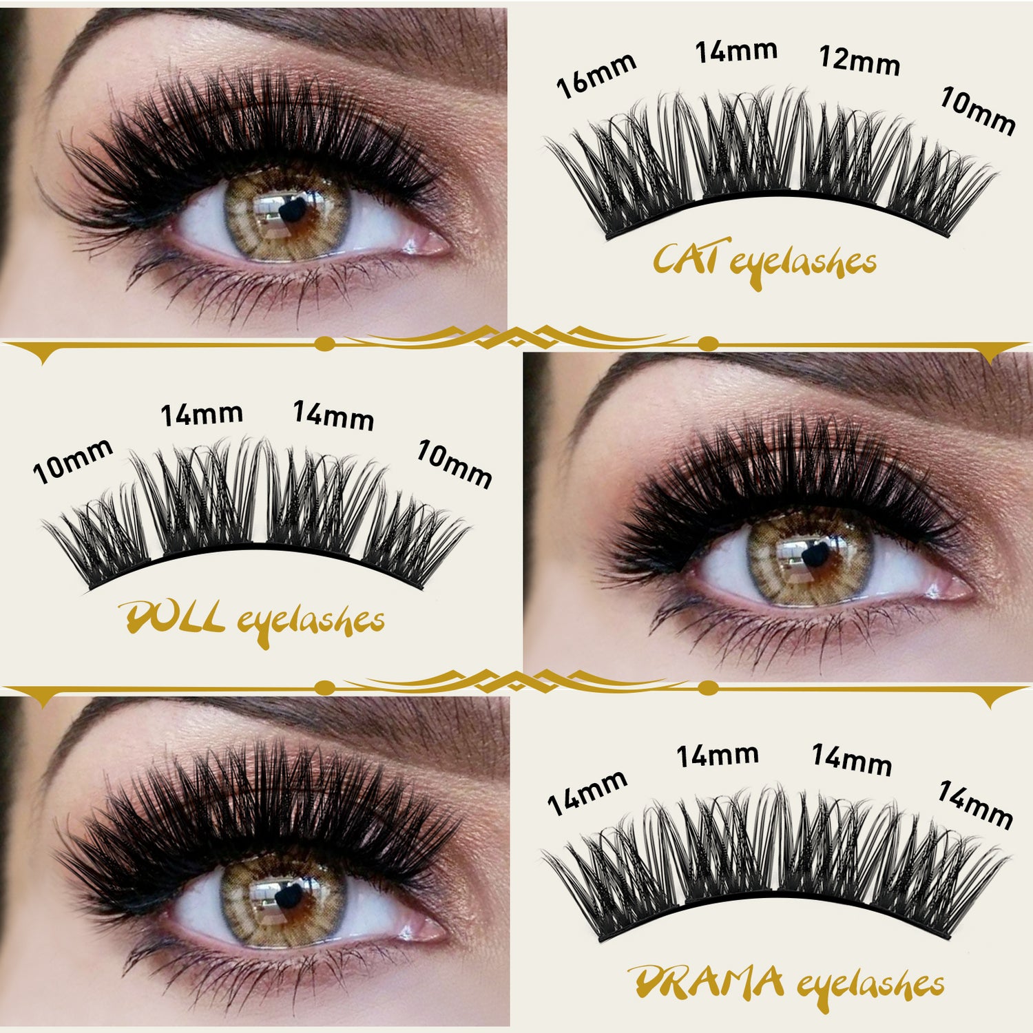wispy cluster lashes