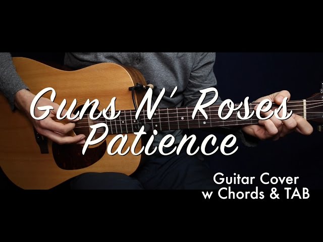 guns roses patience chords