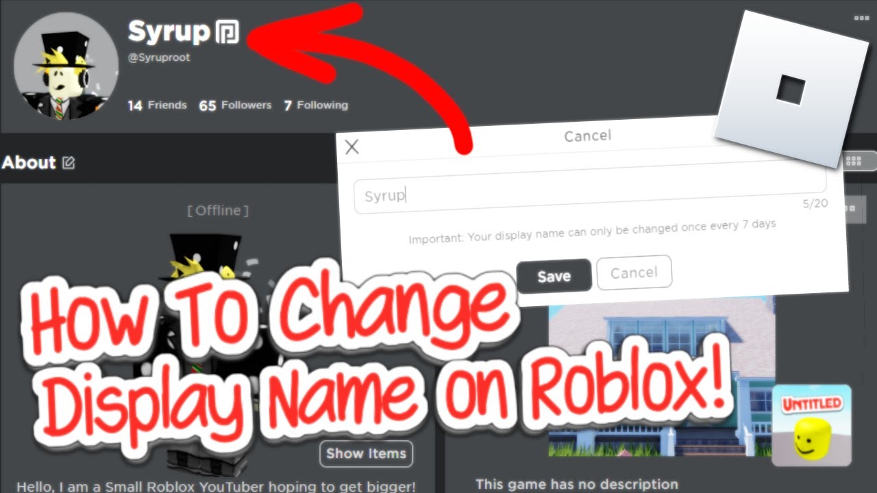 how to change your roblox nickname