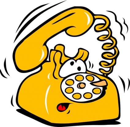 ringing phone clipart