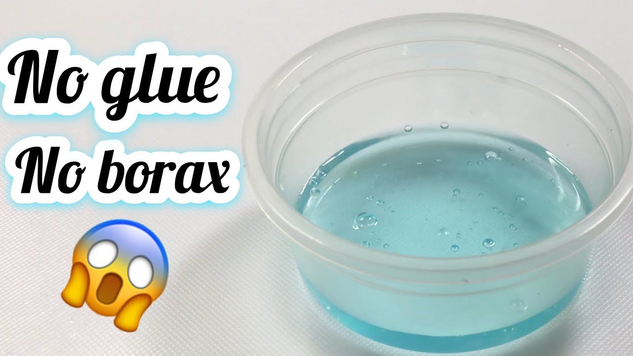 how to make slime without glue or borax