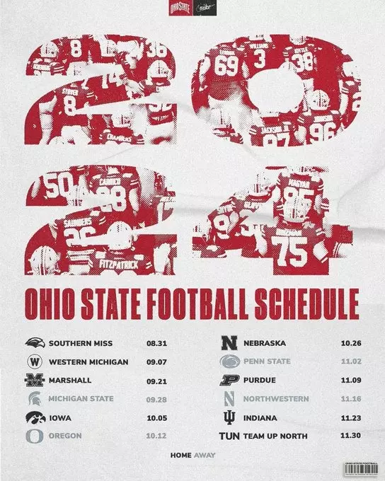 ohio state university football schedule