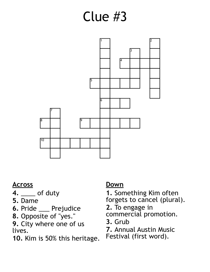 not working crossword clue 3 letters