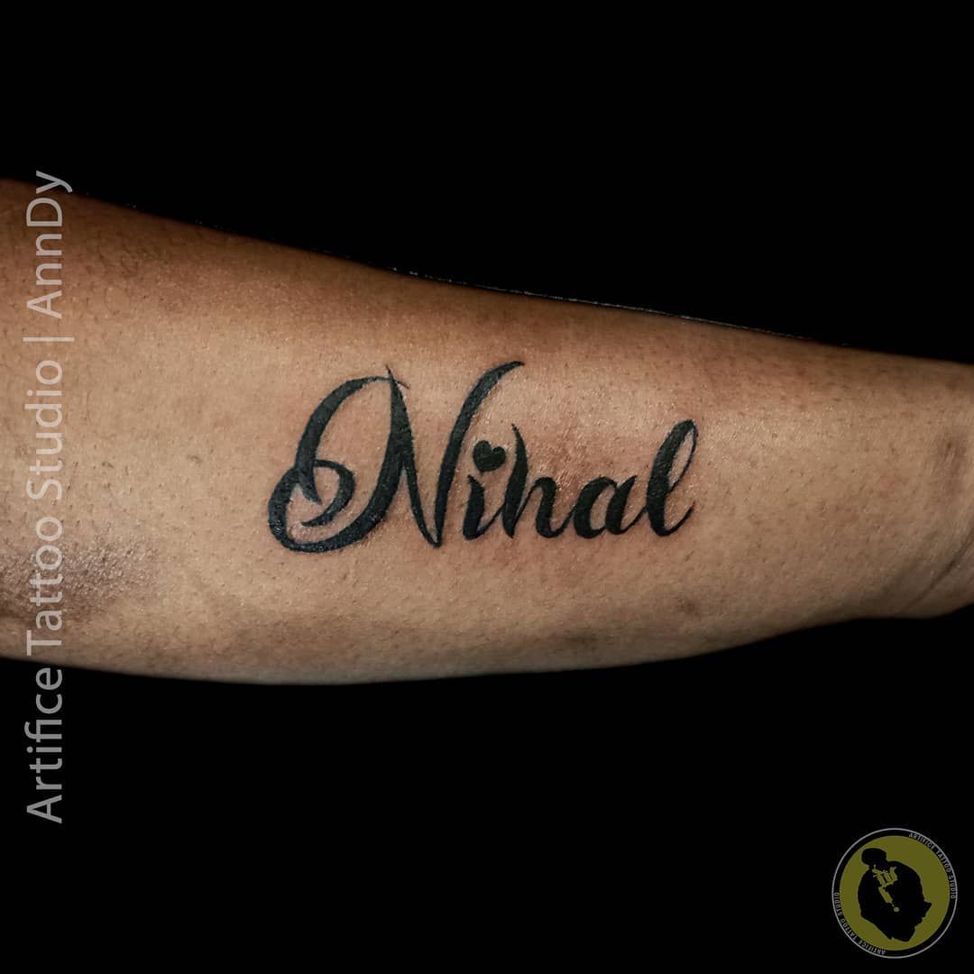 nihal name tattoo