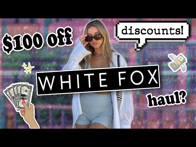 white fox uk discount code