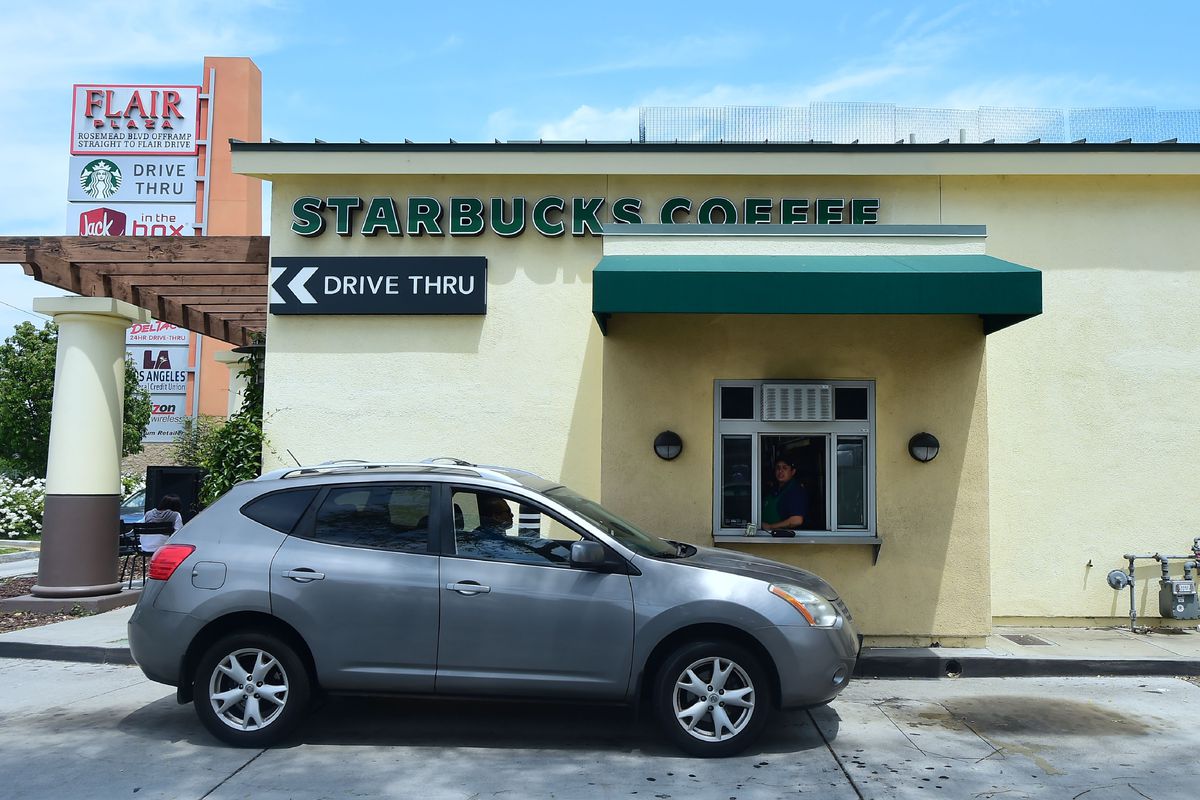 drive thru starbucks near me