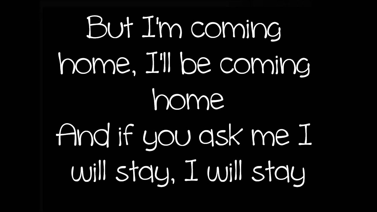 if you ask me i will stay lyrics