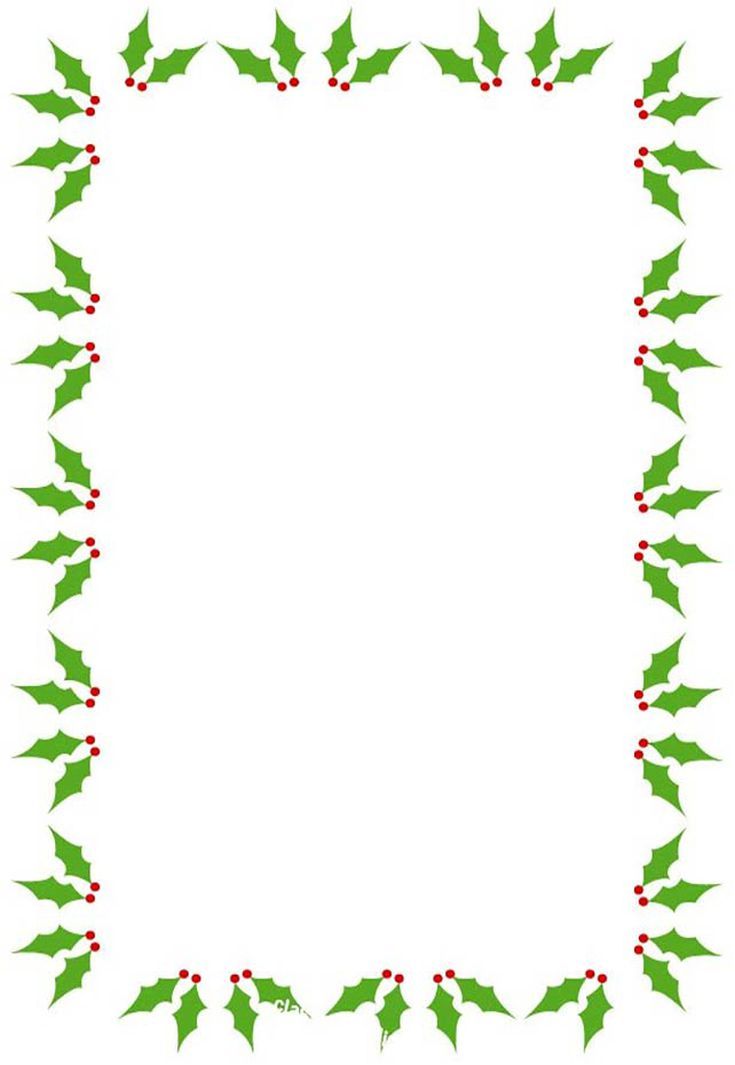 clip art christmas borders