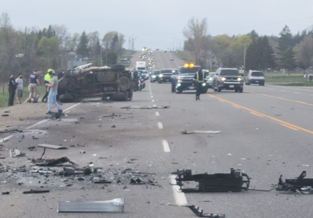 accident hwy 10 caledon today