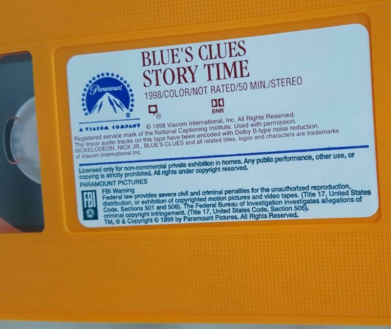 story time vhs