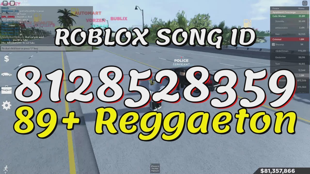 id de musica en roblox