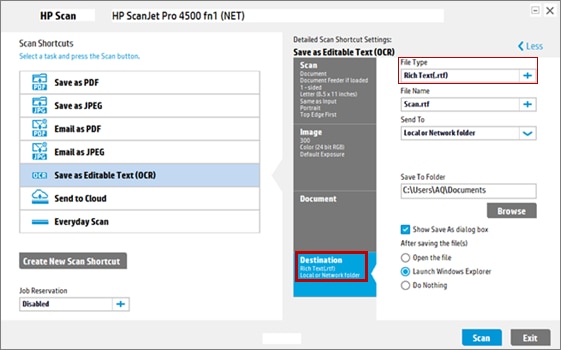 hp scanner software