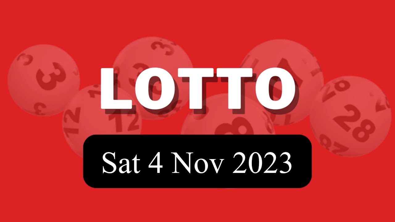 lotto results saturday 4 november 2023