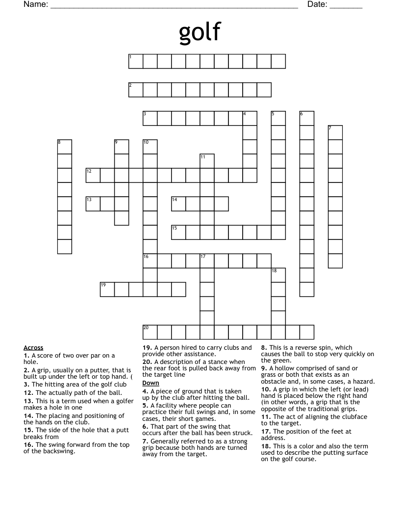 placing crossword clue