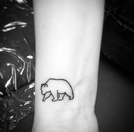 polar bear tattoo