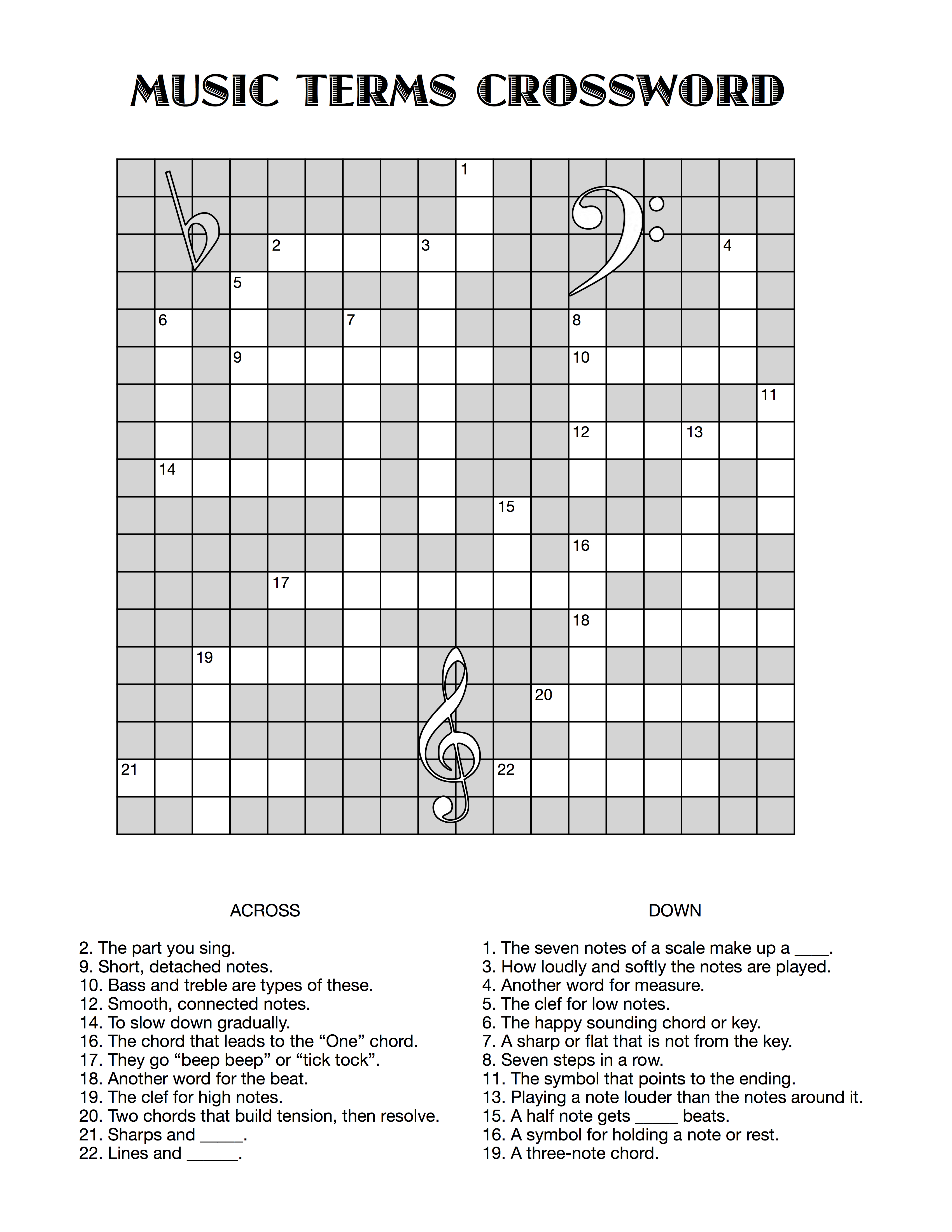 4 stringed guitar crossword clue