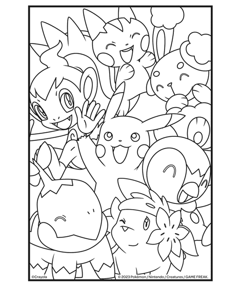 pictures of pokemon coloring pages
